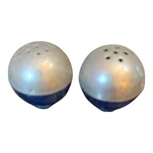 Vintage Blue Bobbers Salt & Pepper‎ Shakers Made in Japan